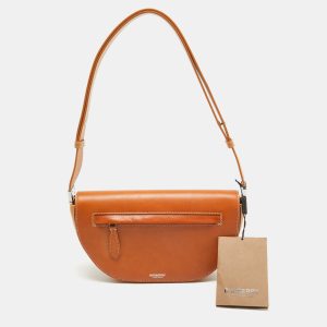 Burberry Pale Orange Leather Small Olympia Shoulder Bag, Shoulder Bags - Luxury Closet catalog