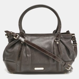 Burberry Choco Brown Leather Shoulder Bag, Shoulder Bags - Luxury Closet catalog