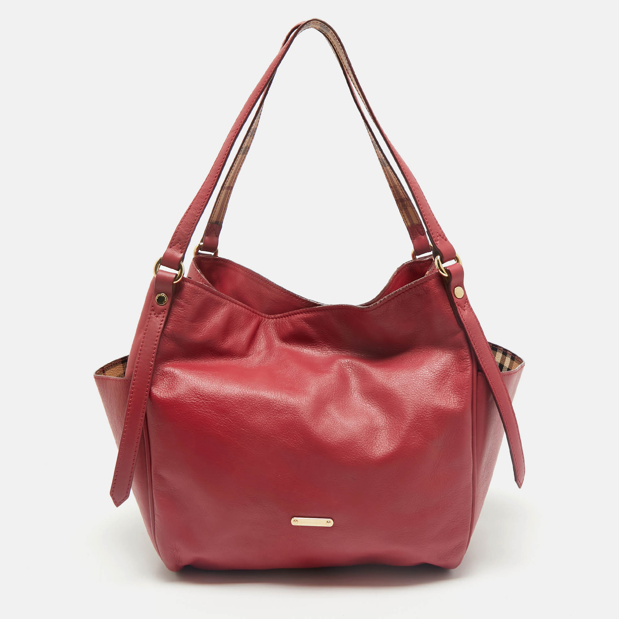 Burberry Pink Leather Canterbury Tote, Tote Handbags - Luxury Closet catalog