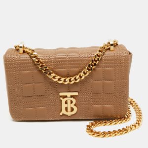 Burberry Beige Leather Mini Lola Chain Crossbody Bag, Shoulder Bags - Luxury Closet catalog