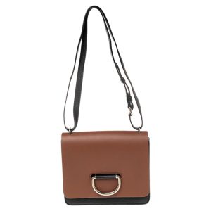 Burberry Brown/Black Leather Small D-Ring Shoulder Bag, Shoulder Bags - Luxury Closet catalog