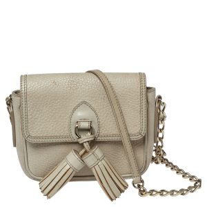 Burberry Beige Leather Tassel Crossbody Bag, Handbags - Luxury Closet catalog