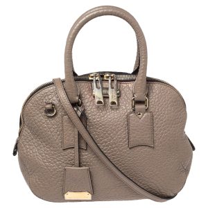 Burberry Grey Grain Leather Orchard Satchel, Satchels - Luxury Closet catalog