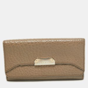 Burberry Beige Leather Flap Continental Wallet, Wallets & Money Clips - Luxury Closet catalog