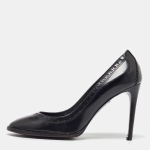 Burberry Black Leather Brogue Pumps Size 39, Pumps - Luxury Closet catalog