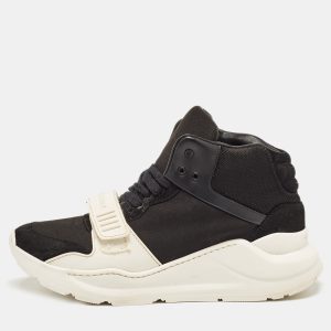 Burberry Black Suede And Neoprene Regis High Top Sneakers Size 40, Athletic Shoes & Sneakers - Luxury Closet catalog