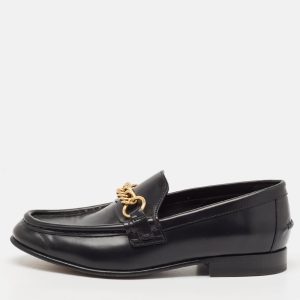 Burberry Black Leather Solway Chain Detail Slip On Loafers Size 36, Loafers & Slip-Ons - Luxury Closet catalog