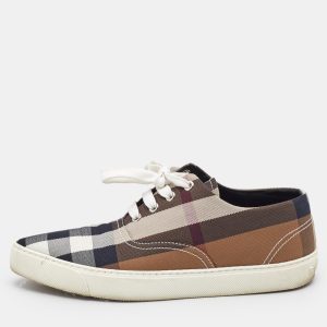 Burberry Brown House Check Canvas Pointed Toe Low Top Sneakers Size 39, Athletic Shoes & Sneakers - Luxury Closet catalog