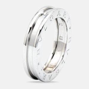 Bvlgari B.Zero1 1-Band 18k White Gold Ring Size 54, Rings - Luxury Closet catalog