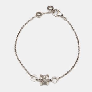 Bvlgari B.Zero1 Diamonds 18k White Gold Bracelet M/L, Bracelets - Luxury Closet catalog