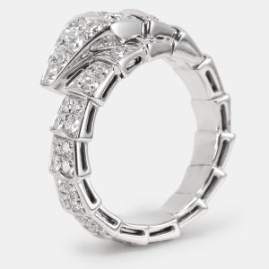 Bvlgari Serpenti Viper Diamond 18k White Gold Ring Size 61, Rings - Luxury Closet catalog