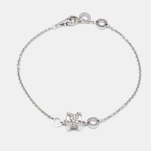 Bvlgari B.Zero1 Diamonds 18k White Gold Bracelet ML, Bracelets - Luxury Closet catalog