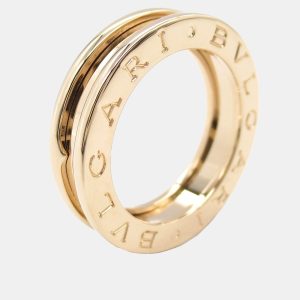 Bvlgari 18K Rose Gold B.Zero1 Band Ring EU 48, Rings - Luxury Closet catalog