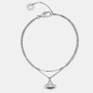 Bvlgari Divas' Dream Diamond 18k White Gold Charm Bracelet SM, Bracelets - Luxury Closet catalog