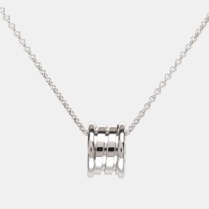 Bvlgari B.Zero1 18k White Gold Pendant Necklace, Necklaces - Luxury Closet catalog