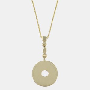 Bvlgari 18K Yellow Gold Lucia Pendant Necklace, Necklaces - Luxury Closet catalog