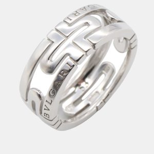 Bvlgari Parentesi 18K White Gold Band Ring EU 53, Rings - Luxury Closet catalog