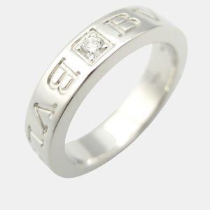 Bvlgari B.Zero1 18K White Gold and Diamond Band Ring EU 47, Rings - Luxury Closet catalog