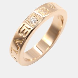 Bvlgari B.Zero1 18K Rose Gold and Diamond B.Zero1 Band Ring EU 50, Rings - Luxury Closet catalog