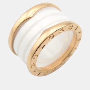 Bvlgari B.Zero1 18K Rose Gold and Ceramic Band Ring EU 50, Rings - Luxury Closet catalog