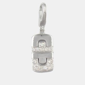 Bvlgari 18K White Gold Parentesi Diamond Charm, Necklaces - Luxury Closet catalog