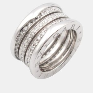 Bvlgari B.Zero1 18K White Gold and Diamond Band Ring EU 48, Rings - Luxury Closet catalog