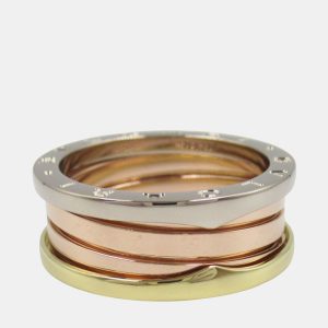 Bvlgari B-Zero1 Perfect Mistake 18K Yellow, White, Rose Gold Ring EU 61, Rings - Luxury Closet catalog