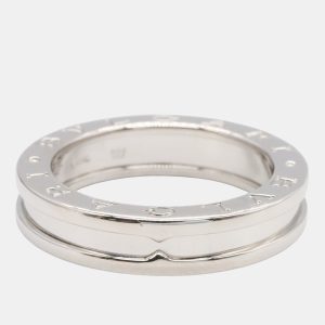 Bvlgari B.Zero1 18K White Gold Ring EU 53, Rings - Luxury Closet catalog