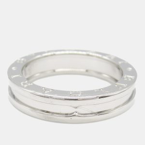 Bvlgari B.Zero1 18K White Gold Ring EU 55, Rings - Luxury Closet catalog