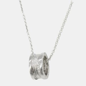 Bvlgari B-Zero1 18K White Gold Diamond Necklace, Necklaces - Luxury Closet catalog