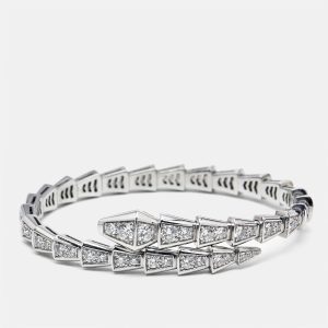 Bvlgari Viper Diamonds 18k White Gold Bracelet S, Bracelets - Luxury Closet catalog
