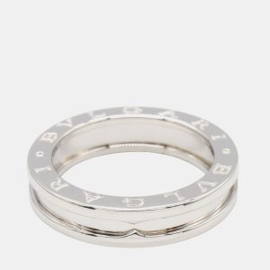 Bvlgari B.Zero1 1-Band 18K White Gold Ring EU 53, Rings - Luxury Closet catalog