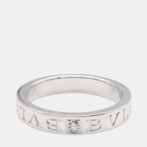 Bvlgari B.Zero1 18K White Gold, Diamond Ring EU 57, Rings - Luxury Closet catalog