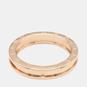 Bvlgari B.Zero1 1-Band 1 18K Rose Gold Ring EU 64, Rings - Luxury Closet catalog