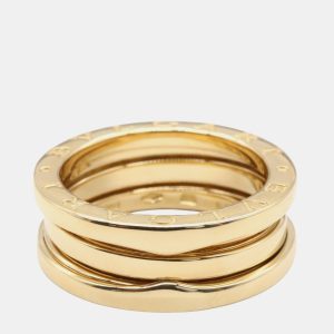 Bvlgari B.Zero1 18K Yellow Gold 2-Band Ring EU 55, Rings - Luxury Closet catalog