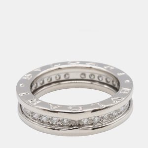 Bvlgari B.Zero1 18K White Gold, Diamond Ring EU 49, Rings - Luxury Closet catalog