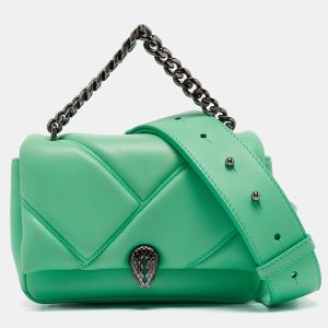 Bvlgari Green Quilted Leather Mini Serpenti Cabochon Crossbody Bag, Handbags - Luxury Closet catalog
