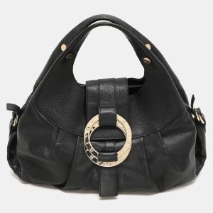 Bvlgari Black Leather Chandra Hobo, Shoulder Bags - Luxury Closet catalog
