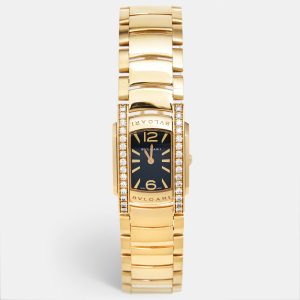 Bvlgari Black Diamond 18k Rose Gold Assioma AAP31BGD1G Women's Wristwatch 31 mm, Watches - Luxury Closet catalog
