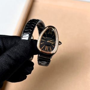 Bvlgari Black Diamond Ceramic Serpenti 102532 Quartz Women's Wristwatch 35 mm, Watches - Luxury Closet catalog