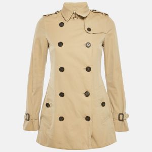 Burberry Beige Cotton Kensington Trench Coat XS, Coats & Jackets - Luxury Closet catalog