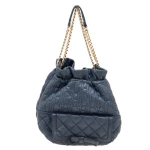 Carolina Herrera Blue Quilted Leather Bucket Bag, Handbags - Luxury Closet catalog