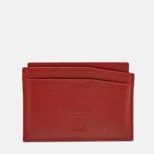 Carolina Herrera Red Leather Card Case, Wallets & Money Clips - Luxury Closet catalog
