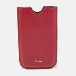 Cartier Pink Leather iPhone Case, Mobile Phone Cases - Luxury Closet catalog