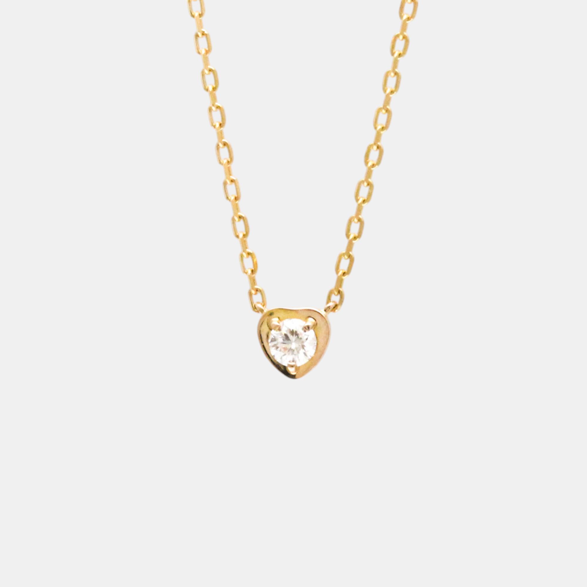 Cartier 18K Rose Gold and Diamond Diamants Légers Pendant Necklace, Necklaces - Luxury Closet catalog