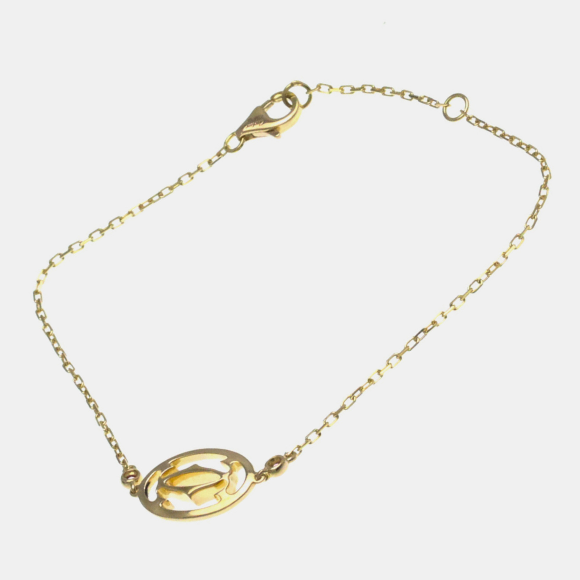 Cartier 18K Rose Gold Bracelet Logo Double C de Cartier Sapphire Bracelet, Bracelets - Luxury Closet catalog