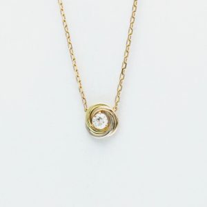 Cartier 18K Yellow, Rose, White Gold Trinity Necklace, Necklaces - Luxury Closet catalog