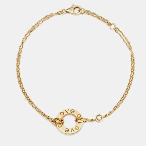 Cartier Love Diamond 18k Yellow Gold Bracelet, Bracelets - Luxury Closet catalog