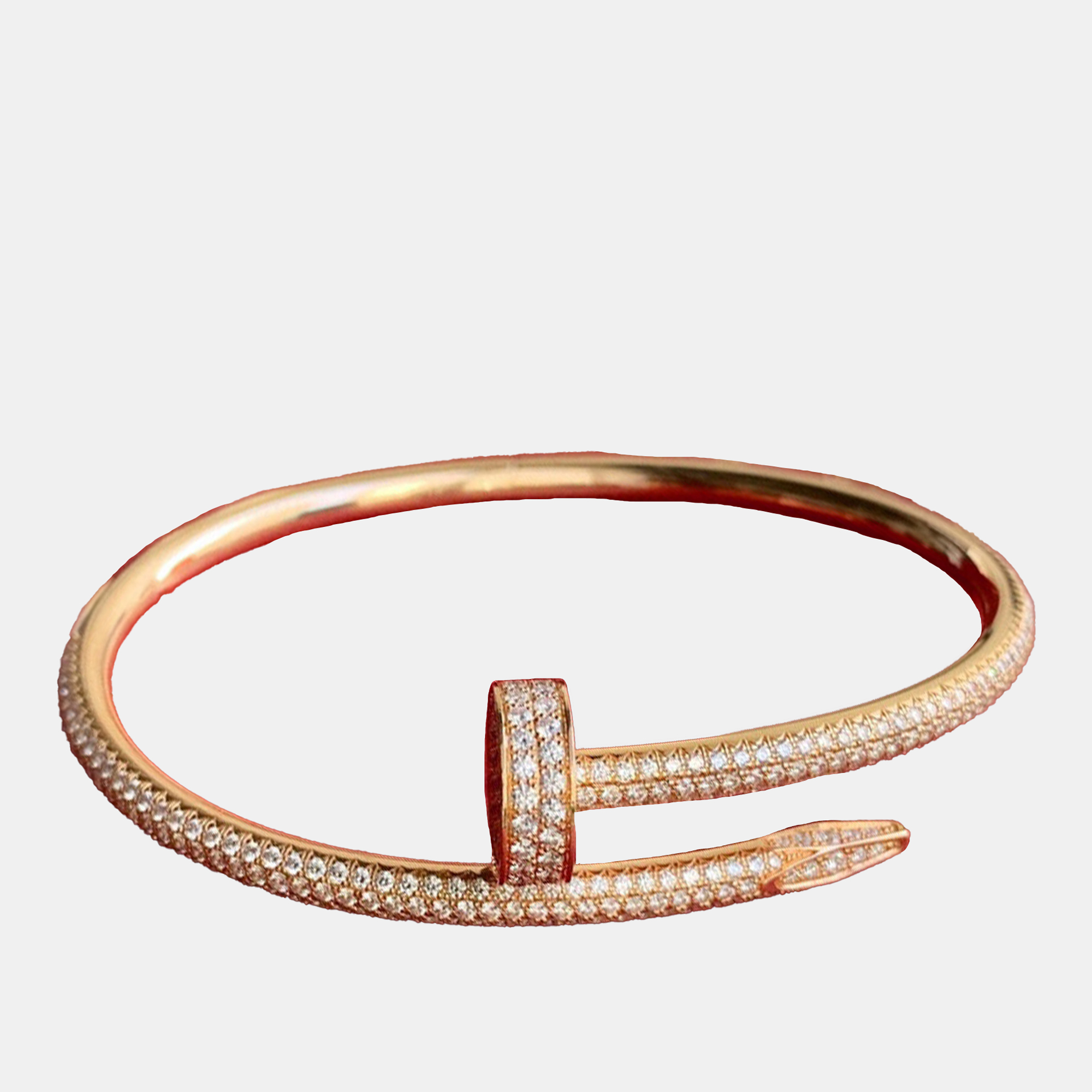 Cartier 18K Rose Gold and Diamond Juste Un Clou Bracelet, Bracelets - Luxury Closet catalog