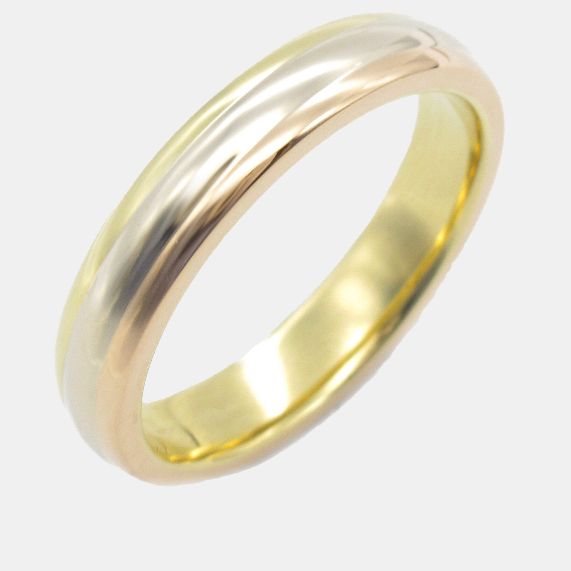 Cartier 18K Yellow, White, Pink Gold Trinity Vendome Ring EU 54, Rings - Luxury Closet catalog